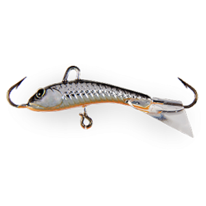 Балансир Strike Pro Dolphin Ice 40  4см. 18.6гр. тройник обмазка с камнем A70E