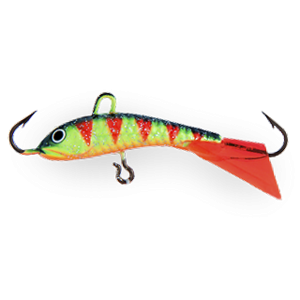 Балансир Strike Pro Dolphin Ice 40  4см. 18.6гр. тройник обмазка с камнем, светящийся A139FL