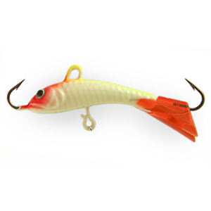 Балансир Strike Pro Dolphin Ice 40  4см. 18.6гр. тройник обмазка с камнем, светящийся A116L