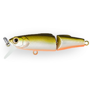 Воблер Тонущий cоставной  4 см 3,2 гр  Загл. 0,2м - 0,4м 612T