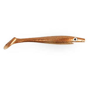 Джерк Бейт PIG SHAD Jr. резиновый 20см  50гр 2шт. Copper Minnow 103