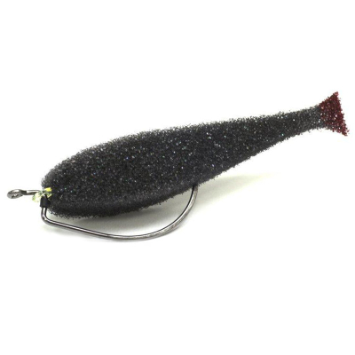 Поролоновая рыбка Lex Classic Fish 12 OF2 BB (черное тело/красный хвост)