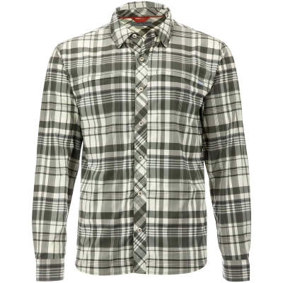 Рубашка Simms BugStopper LS Shirt, Foliage Madras Plaid, L