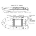 Надувная лодка ПВХ Фрегат M-480 FM Light Jet серая