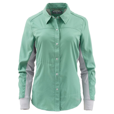 Рубашка Simms Women's BiComp LS Shirt, Seafoam, M