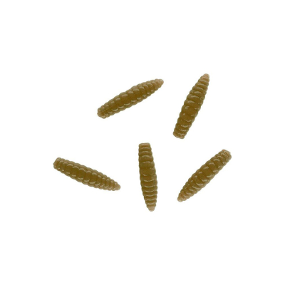 Силиконовая приманка личинка Mikado Trout Campione Fat Grub 3,4cm - COFFEE