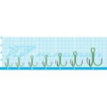 Крючок тройной Flagman Treble hook F36 Luminous Green №6 5шт