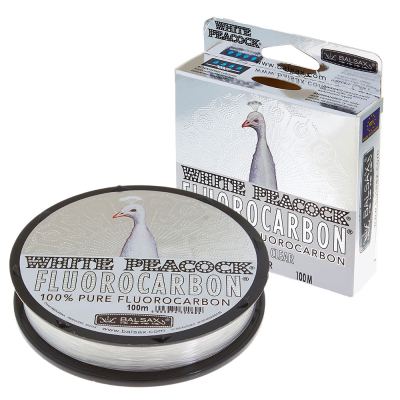 Леска Balsax White Peacock Fluorocarbon 100м 0,18 мм.