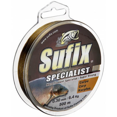 Леска Sufix Specialist Carp Brown 350м, 0.40мм