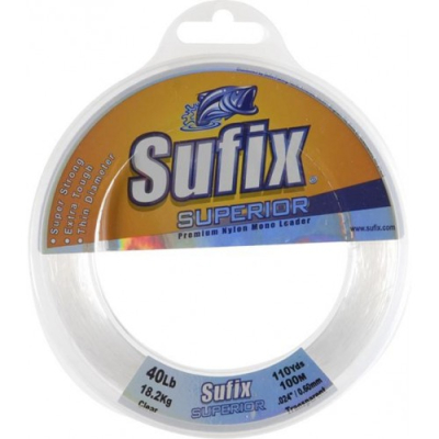 Леска Sufix Superior Leader Clear 100м - 1.5мм