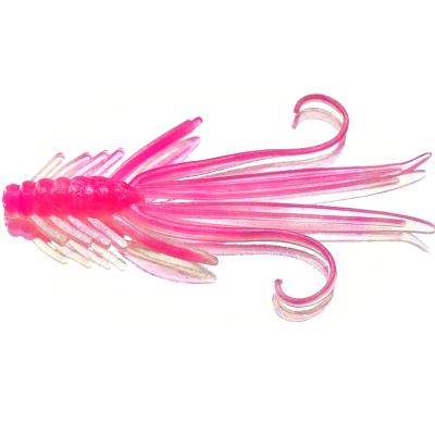 Силиконовая приманка Grows Culture Trout Red Bass 53мм цвет Pink/Silver