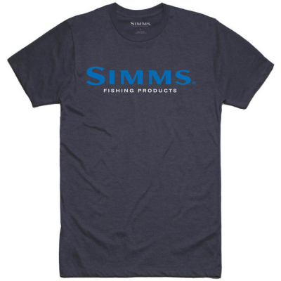 Футболка Simms Logo T-Shirt S19, XXL, Navy Heather