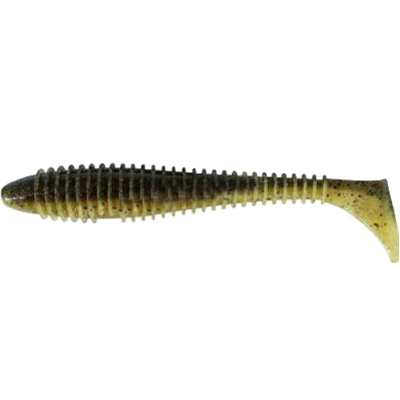 Силиконовая приманка Keitech Swing Impact Fat 3.8" EA07 Watermelon PP/Yellow