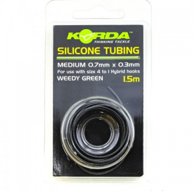 Трубка силиконовая Korda Silicone Tube 0.75мм Green KS75G