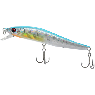 Воблер Mottomo Ostra 100F 10g цв. Silver Minnow