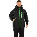 Костюм мужской демисезонный ХСН "Wild river" -10, hardguard, черный (зеленые молнии) (52-54/182)
