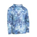 Футболка FHM "Mark Hoodie" Принт голубой XL