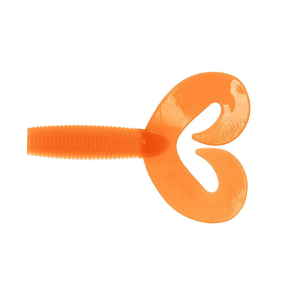 Силиконовая приманка Helios Credo Double Tail 3,54"/9 см Orange 5шт. (HS-28-024)