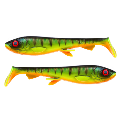 Приманка силиконовая XXL Wolfcreek Shad Jr. 17см  50гр 2шт Fire Tiger (1259739)
