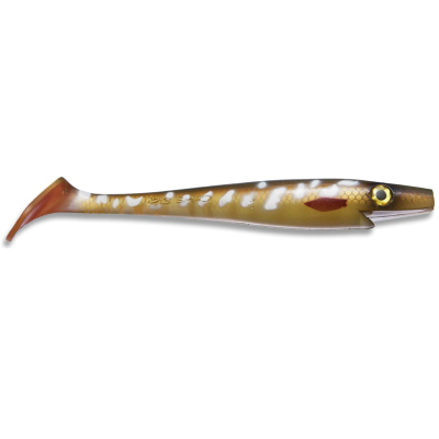 Приманка силиконовая Strike Pro XXL Pig Shad 23см  90гр Crystal Pike (Kanalgrattis Color)