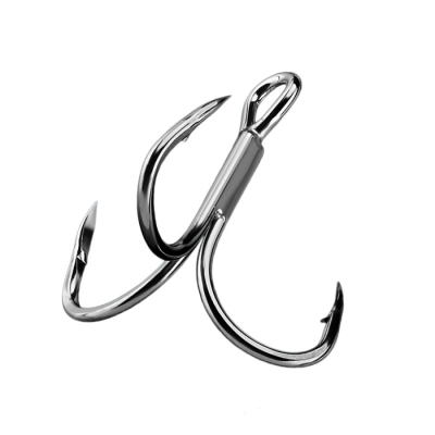 Крючки тройные Sprut Mori ST-48 BC #8 (Treble Wide Gap Twisted Hook 2x Strong) 1упак*7шт