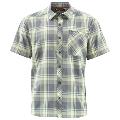 Рубашка Simms Outpost SS Shirt, Storm Plaid, XL