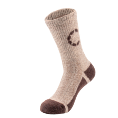 Термоноски "Следопыт" Organic wool socks YAK, tobacco brown, р.38-40