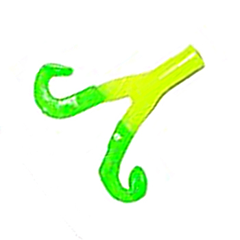 Мягкие приманки Z-man Paddle-Foottrailerz 4" Hot Chartreuse/Limetreuse ( 5 шт.)