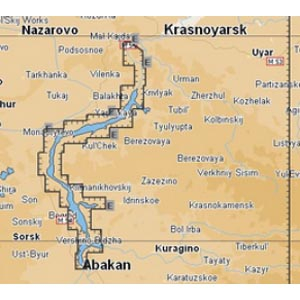 Карта C-MAP Lowrance RS-N242 "Красноярское водохранилище"