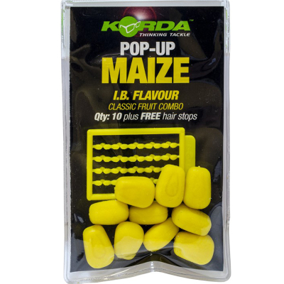 Имитационная приманка Korda Pop-Up Maize I.B. Yellow KPB32 (кукуруза желтый)