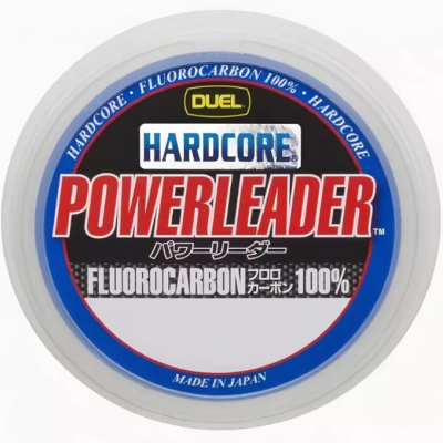 Флюорокарбон Duel Hardcore Powerleader FC Fluorocarbon 100% 30м Сlear #2,0 (0,235мм)