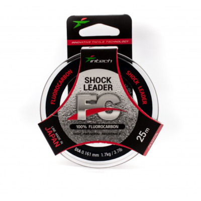 Леска флюорокарбоновая Intech FC Shock Leader 25м 0.123mm 2.2lb