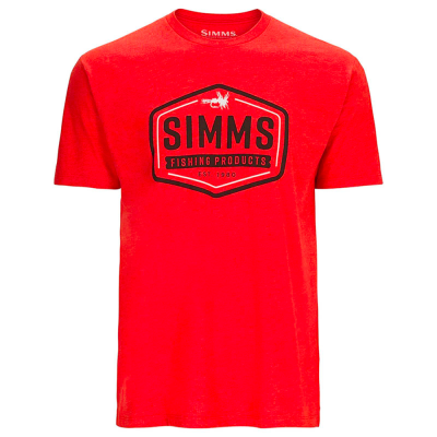 Футболка Simms Fly Patch T-Shirt, Adobe Heather, L