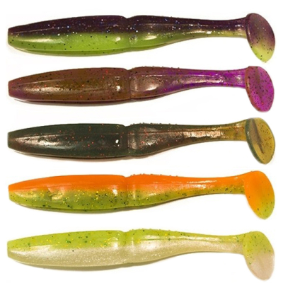 Силиконовая приманка Intech Slim Shad 5" (5шт.) (#MIX)