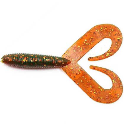 Силиконовая приманка Yaman Pro Loop-Two 3" цвет #09 - Motor Oil (уп.5 шт)