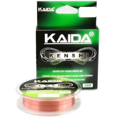 Леска Kaida Kenshi YX-218 розовая 30м 0,14мм