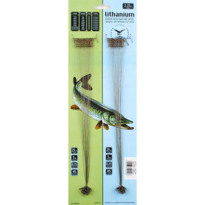 Поводок Mikado (50 шт.)/металл/ 35см / 10кг арт.ZG-05-05