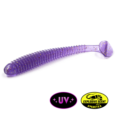 Силиконовая приманка Rampage Tide Beat 2.5"- 63мм цв. #023- запах Креветка. (уп.8шт)