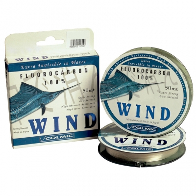 Леска флюорокарбон Colmic Wind 50m (Кureha) 0,57mm 18,5кг