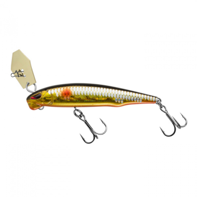Воблер Sprut Rufu Shine 70S (Sinking/70mm/9g/0,5-1m/GBK-SC)                                       