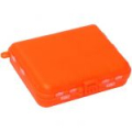Коробка-раскладушка Kosadaka "Книжка" TB-S12-OR, 11*9.5*2.5см для мелочей, оранжевая