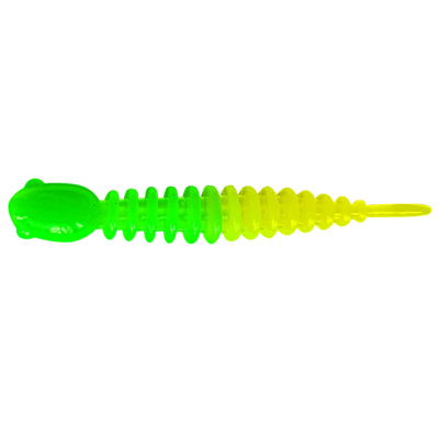 Силиконовая приманка Trout Bait Chub 50 Сыр цв. 28 (Lemon-Green)