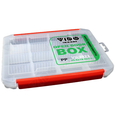 Коробка для приманок Vido Craft VD-2023 Open Door Box, размер 25.5х19.5х3.5см