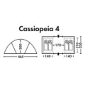 Кемпинговая палатка FHM Cassiopeia 4 Синий/Серый