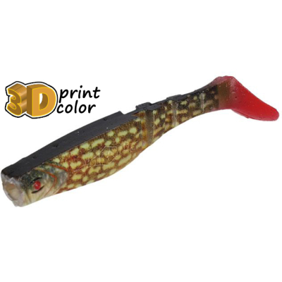 Силиконовая приманка Mikado Fishunter 13см, 20.6гр. цв. 3D Pike (1уп.- 3шт.)
