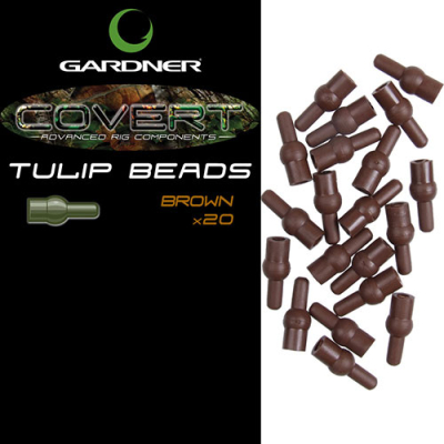 Отбойник короткий Gardner Covert Tulip Beads BROWN (20шт) CTBB