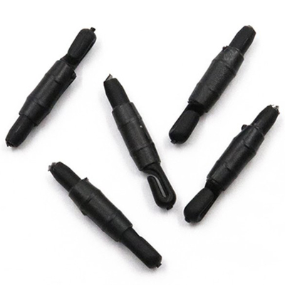 Коннектор для крепления лески к удилищу чёрный 1,8 (уп. 10 шт.)