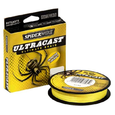 Шнур плетеный Spiderwire Ultracast Yellow 110m 0.28mm