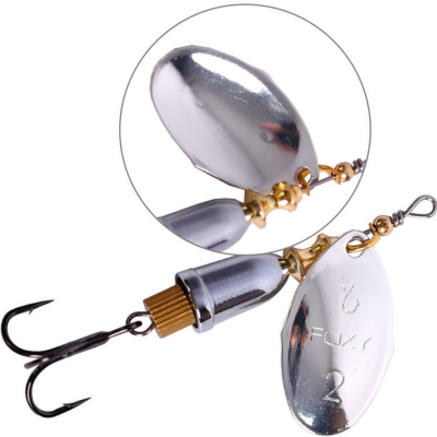 Блесна вращающаяся LureMax Foxy-2 6гр. цвет 001/S