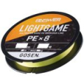 Шнур PE Gosen Answer LightGame PEx8 150m 0.3 8LB